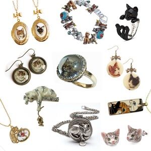 🐆🐅ISO Mystery Cat Jewelry Jars or Cat Jewelry Bundles🐈🐈‍⬛
